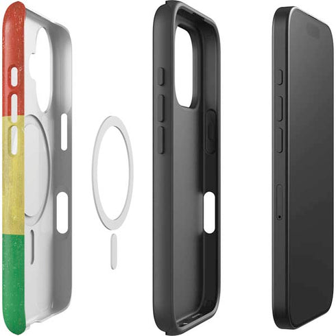 Bolivia Flag Distressed iPhone 16 Magsafe Impact Case